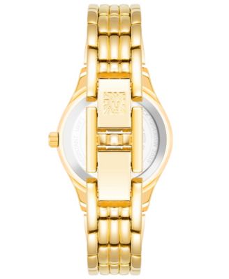 Women's Quartz Gold-Tone Alloy Bracelet Watch, 26mm