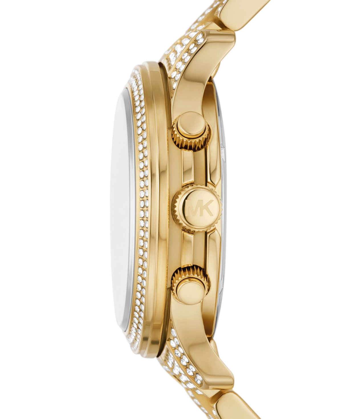 Michael Kors Women's Runway Chronograph Gold-Tone Stainless Steel Watch 38mm - Gold-Tone