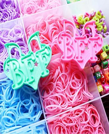 Rainbow Loom BFF Mega Button Set - Multicolor Plastic Craft Kit, Model R0112