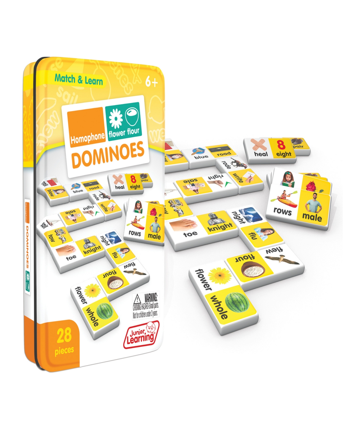 Shop Junior Learning Homophone Dominoes Language Arts In Multi