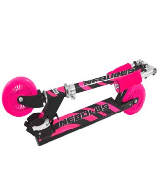 Trottinette OZBOZZ Tie Dye Avec Roues Lumineuses | Arc-en-Ciel | Pour Enfants, Lumières Flashantes