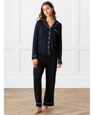 Cozy Earth Women's Long Sleeve Stretch-Knit Viscose from Bamboo