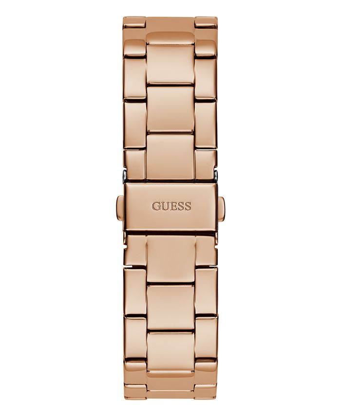 GUESS Women's Analog Rose Gold-Tone Stainless Steel Watch 40mm - Macy's