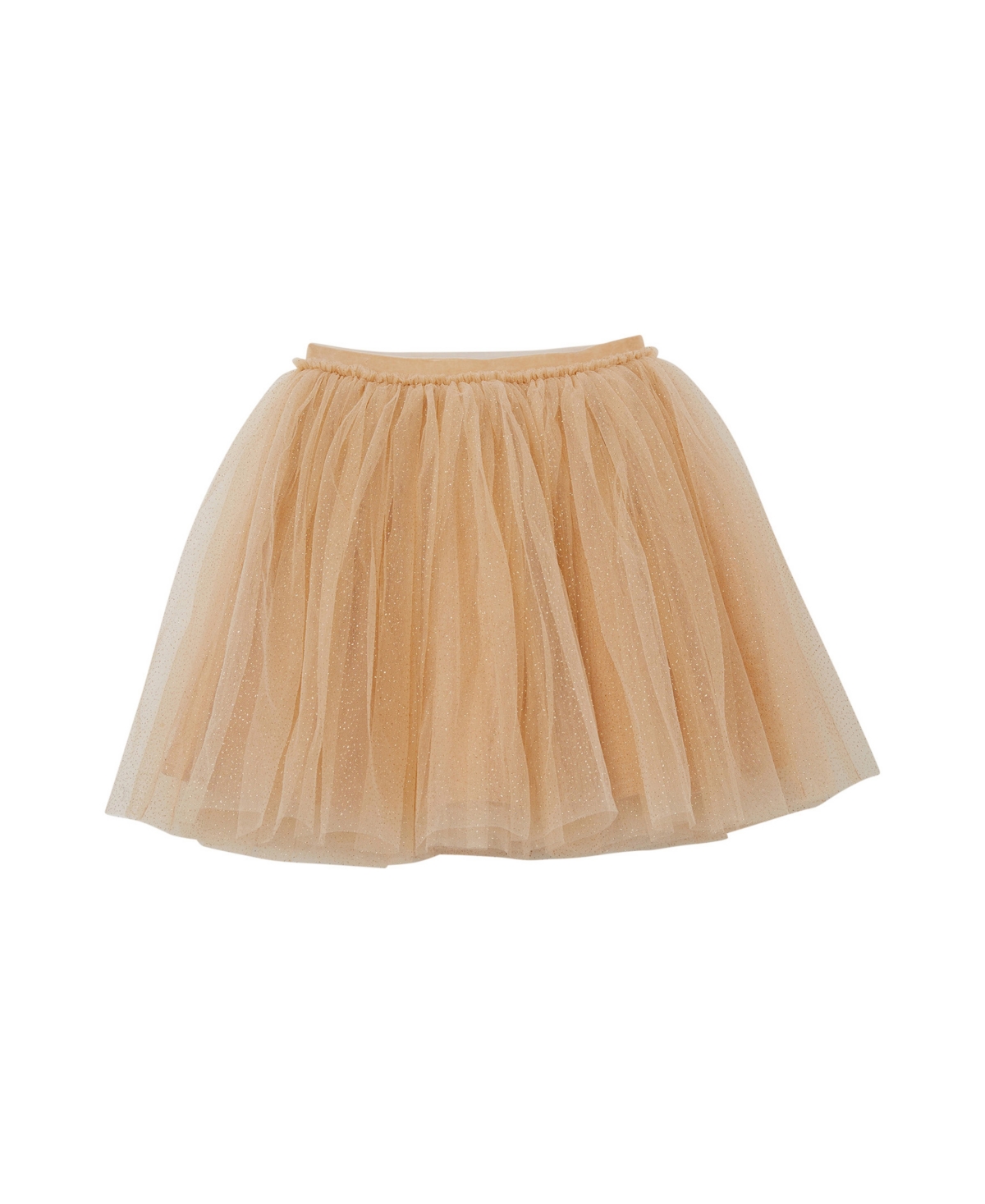 Cotton On Kids' Little Girls Trixiebelle Dress Up Skirt In Gold Sparkle