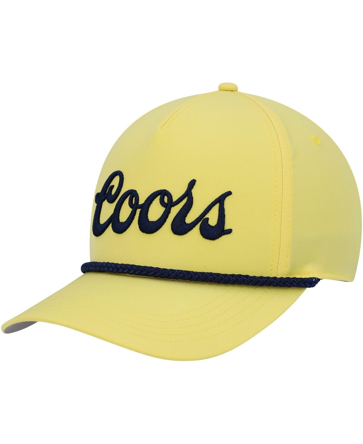 American Needle Men's  Yellow Coors Traveler Snapback Hat