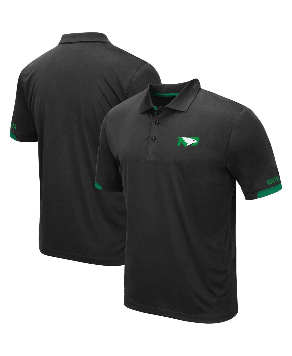 Shop Colosseum Men's  Black North Dakota Santry Lightweight Polo Shirt