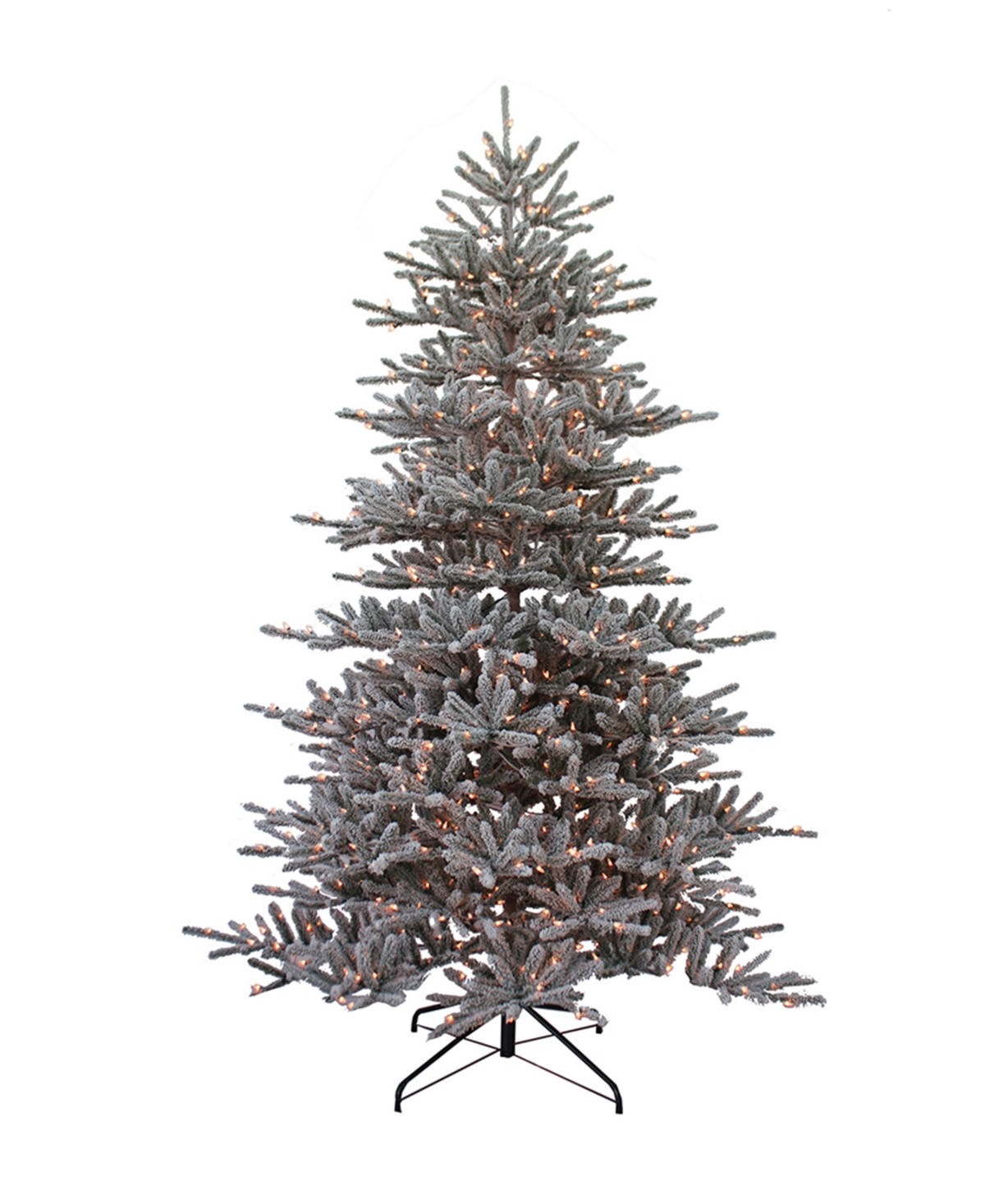 Kurt Adler Pre-Lit Flocked Vail Pine Tree