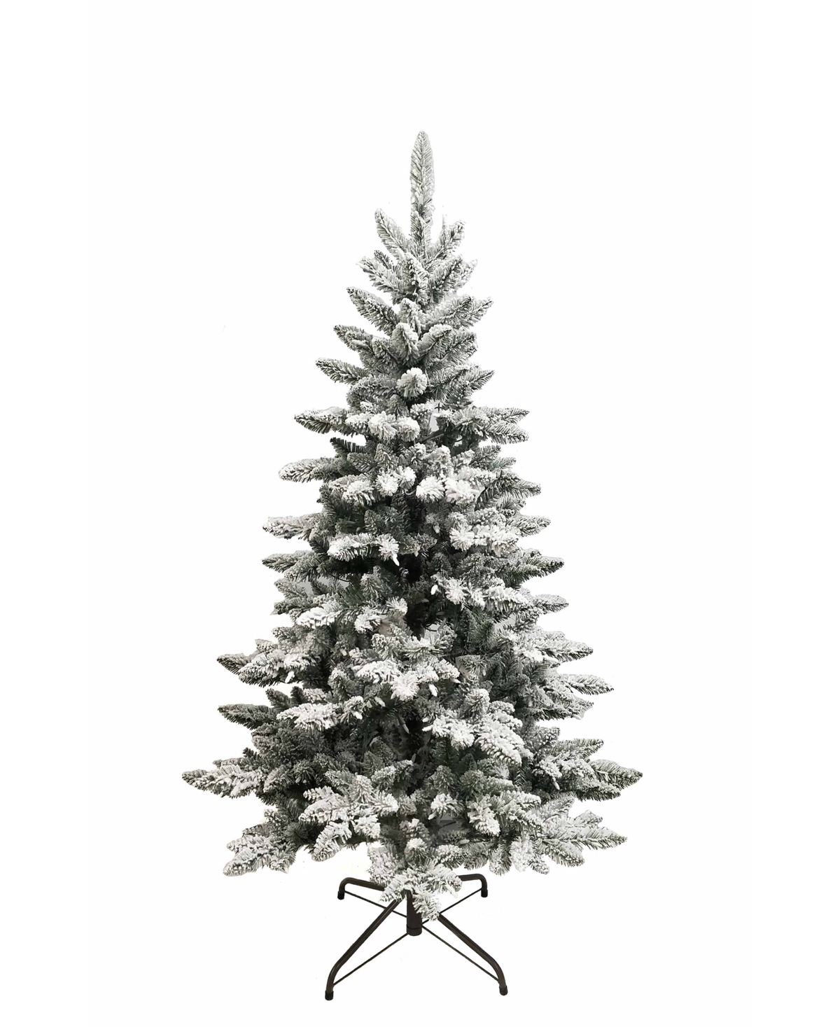 Kurt Adler Pre-Lit Clear Incandescent Snow Pine Tree