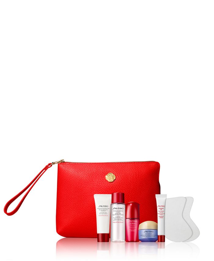 Shiseido Choose your FREE 7-Pc Skin Care gift (Up to $121 value!) with any  $85 Shiseido purchase - Macy's