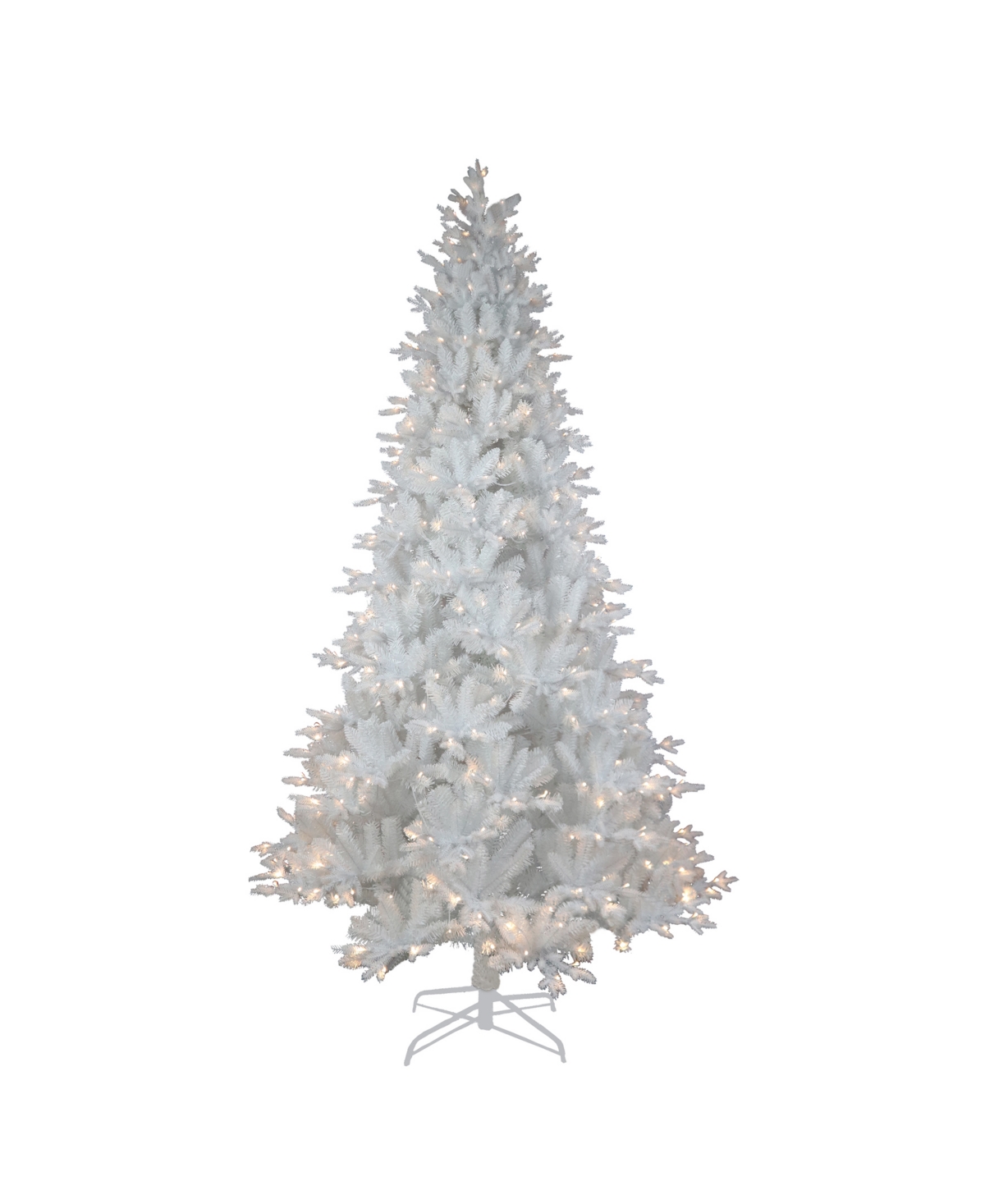 Shop Kurt Adler 9' Pre-lit Warm Led Jackson Pine Tree In White