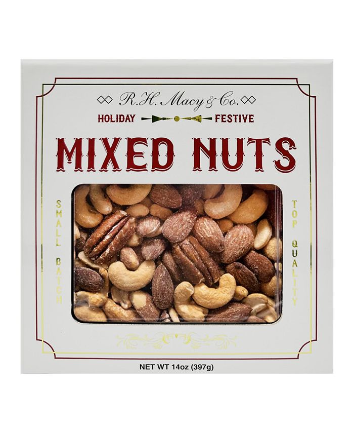 R.H. Macy & Co. Holiday Mixed Nuts Gift Box, 14 oz Macy's