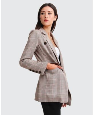 Too Cool For Work Plaid Blazer