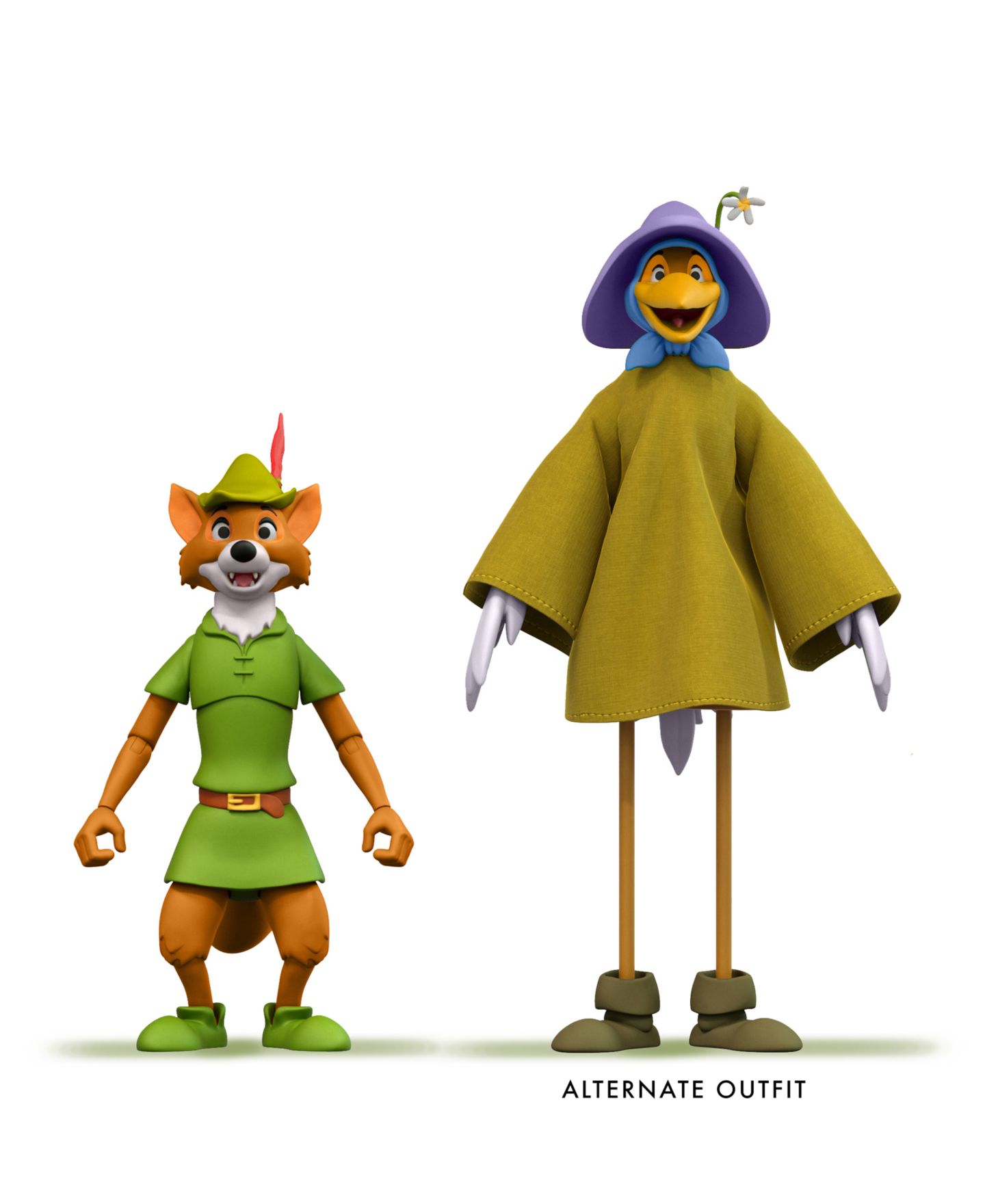 Детская фигурка Super 7 Disney Robin Hood Stork Costume 7" Ultimates, Action Figure — фото 2