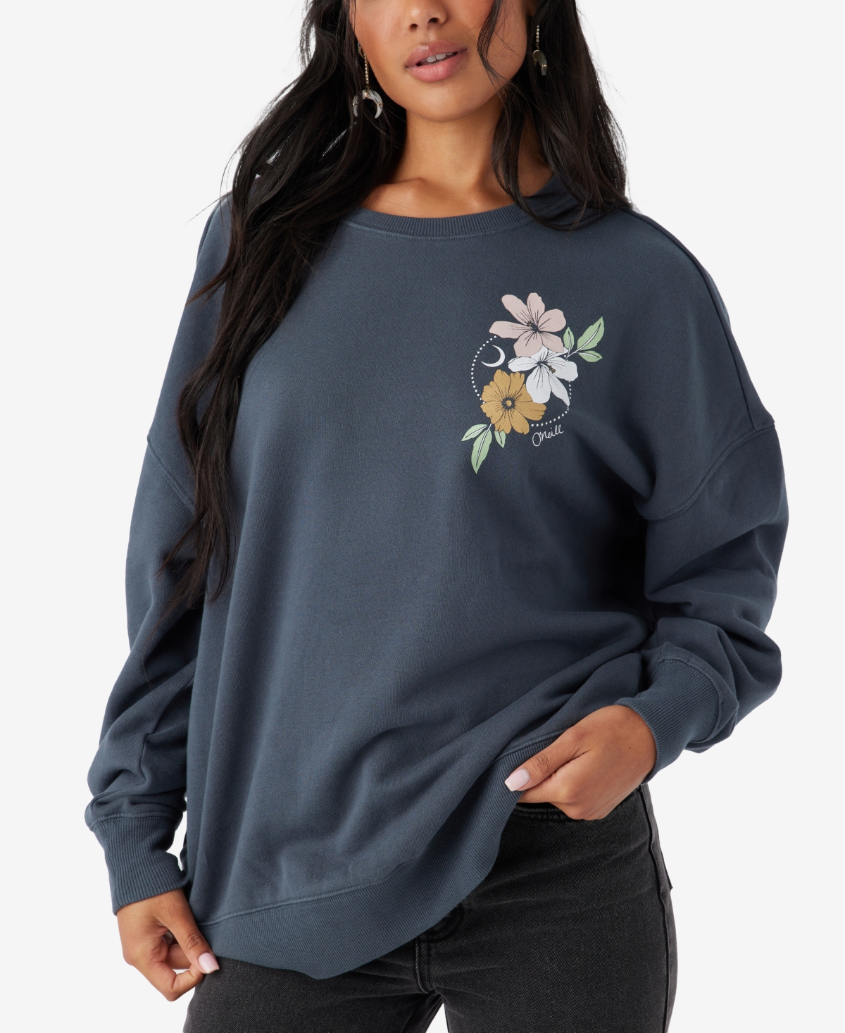 O'neill Juniors' Choice Fleece Sweatshirt In Slate