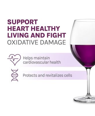 Resveratrol 250 mg, Antioxidant Supplement for Heart and Cellular Health, Supports Healthy Aging, Paleo, Keto, 60 Capsules