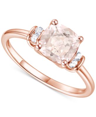 Amethyst (1-1/3 ct. t.w.) & Lab-Grown White Sapphire (1/10 ct. t.w.) in 14k Gold-Plated Sterling Silver (Also in Additional Gemstones)