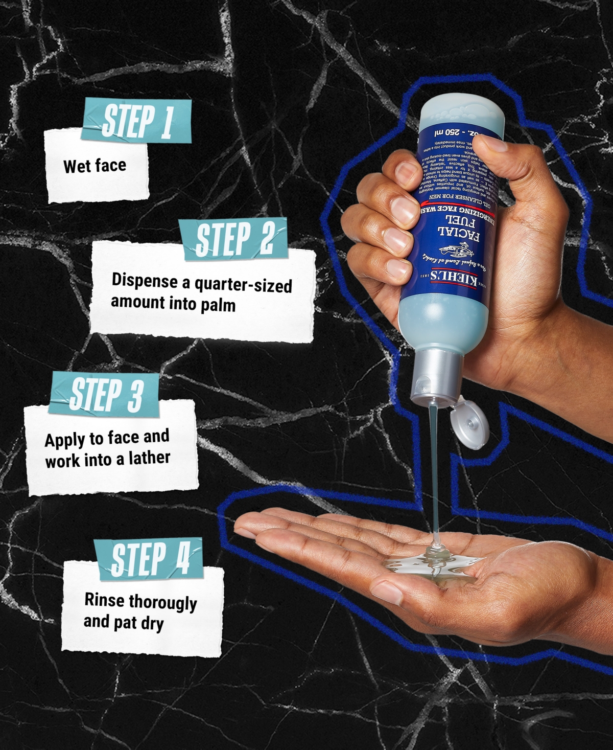 Kiehl's Since 1851 Facial Fuel Energizing Face Wash, 16.9 oz