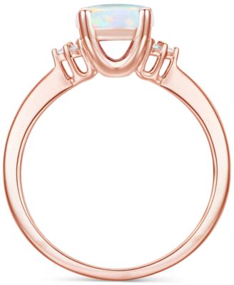 Amethyst (1-1/6 ct. t.w.) & Lab-Grown White Sapphire (1/20 ct. t.w.) Ring in 14k Gold-Plated Sterling Silver (Also in Additional Gemstones)