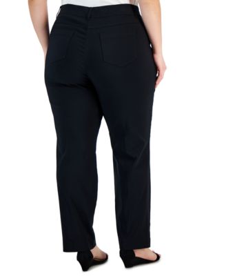Plus and Petite Plus Size Curvy Pants, Exclusively at Macy's