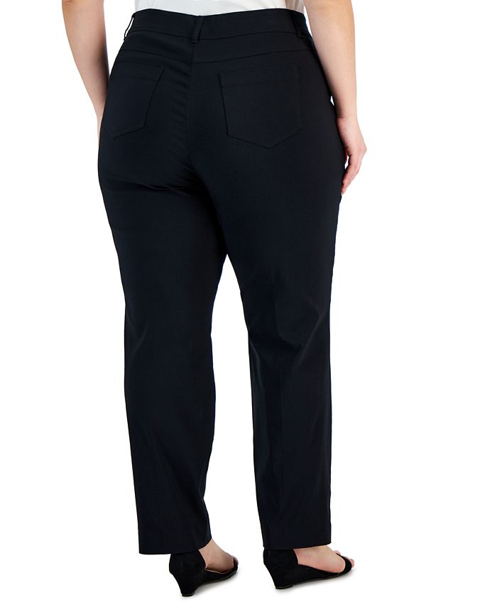 JM Collection Plus and Petite Plus Size Curvy Pants, Created for Macy's