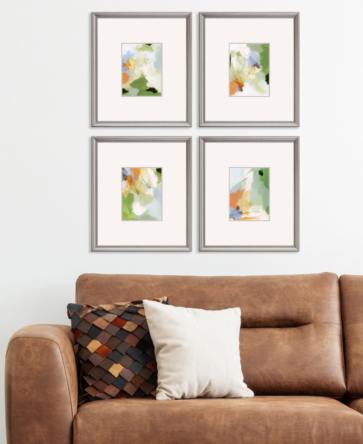 Shop Paragon Picture Gallery Verdure Framed Art, Set Of 4 In Green