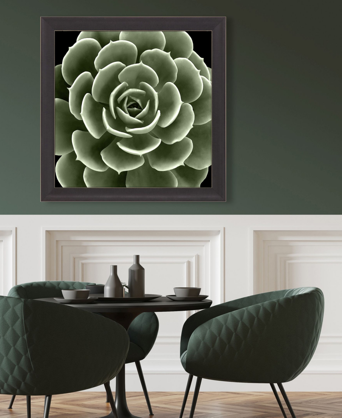 Shop Paragon Picture Gallery Green Succulent Iv Framed Art