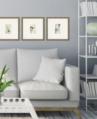 Antique-Like Botanical I Framed Art, Set of 3