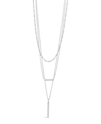 Cubic Zirconia Lottie Layered Necklace