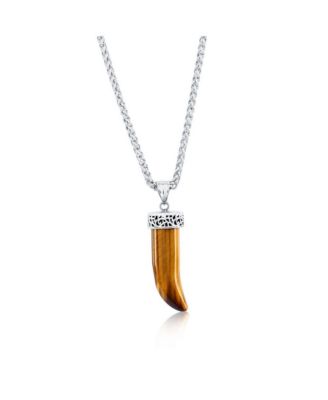 Stainless Steel Horn Necklace
