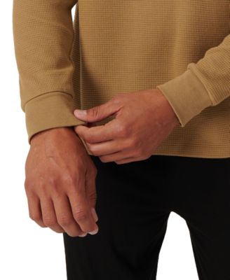 Men's Waffle-Knit Thermal Sleep Shirt