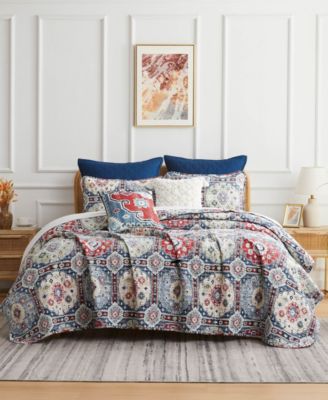 Southshore Fine Linens Kilim Quilt Set In Natural