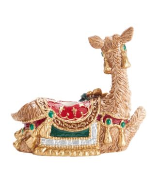 Noel Holiday Resting Deer Candle Holder, 5.5-in