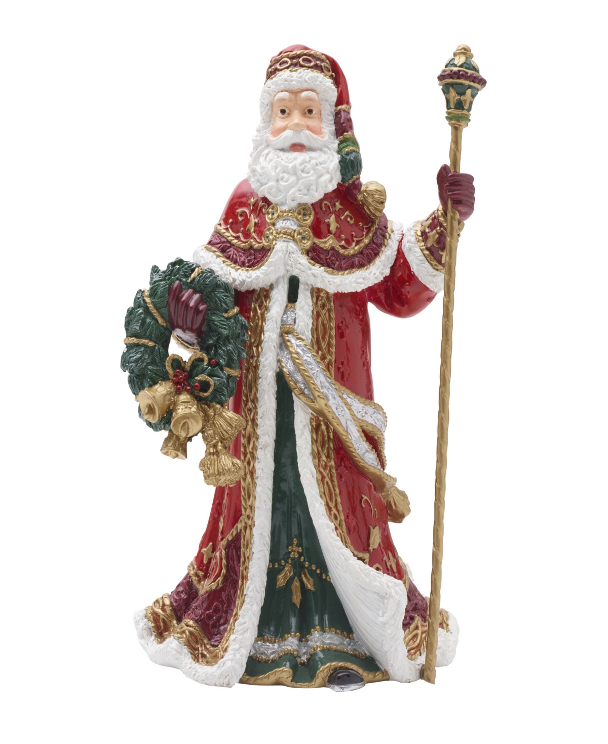 Fitz And Floyd Noel Holiday Musical Santa Figurine, 11-inch In Assorted
