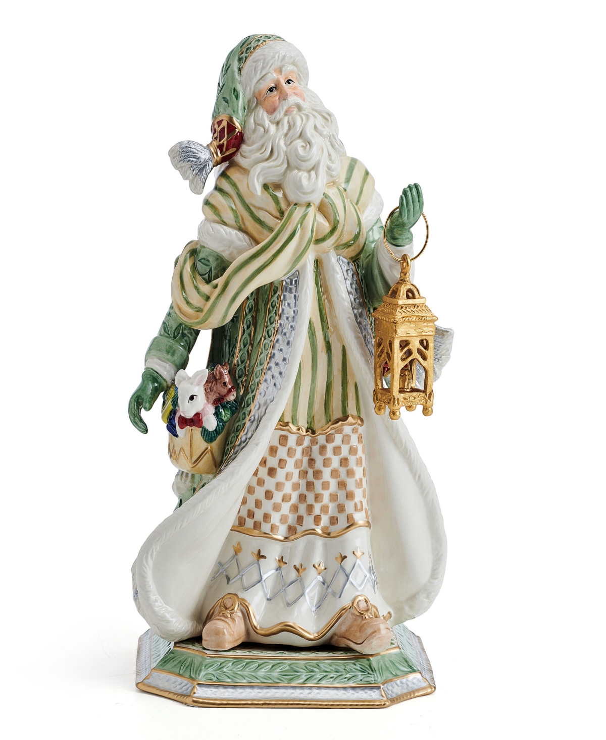 Fitz And Floyd Studio Collection 13-inch Gregorian Santa Figurine In Red
