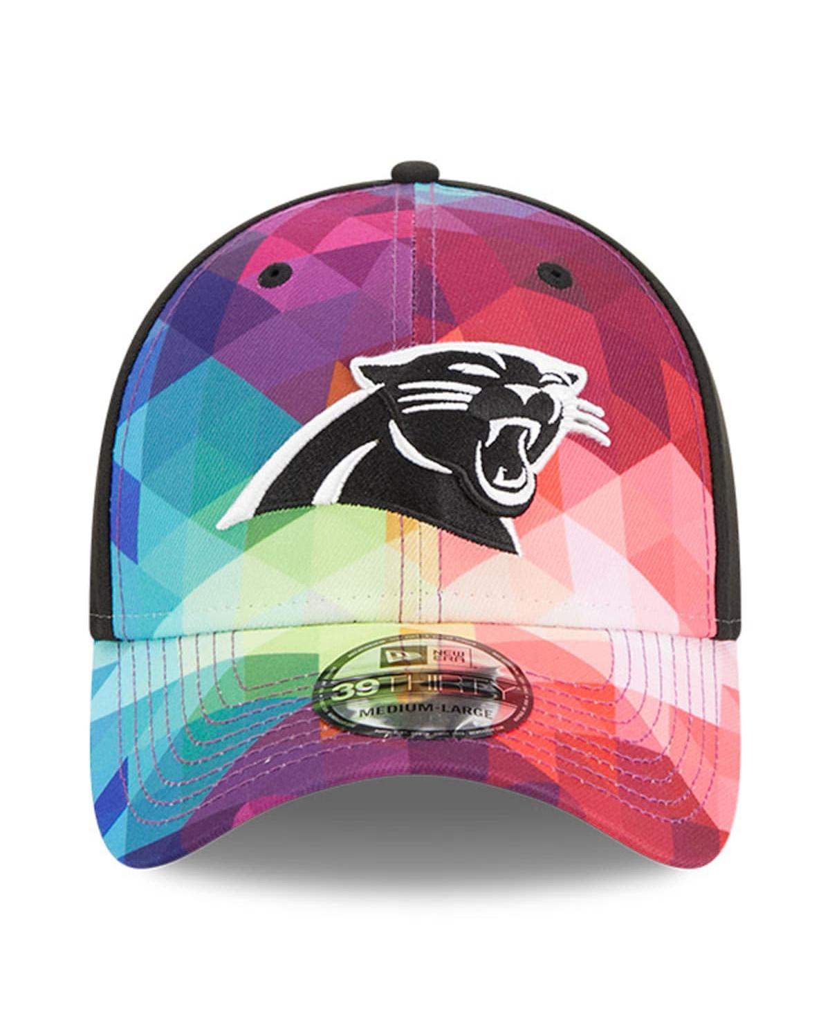 New Era Men's And Women's  Multicolor, Black Carolina Panthers 2023 Nfl Crucial Catch 39thirty Flex H In Multicolor,black