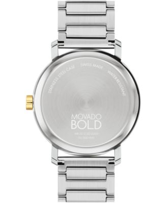 Men's Bold Evolution 2.0 Swiss Quartz Two-Tone Stainless Steel Watch 40mm