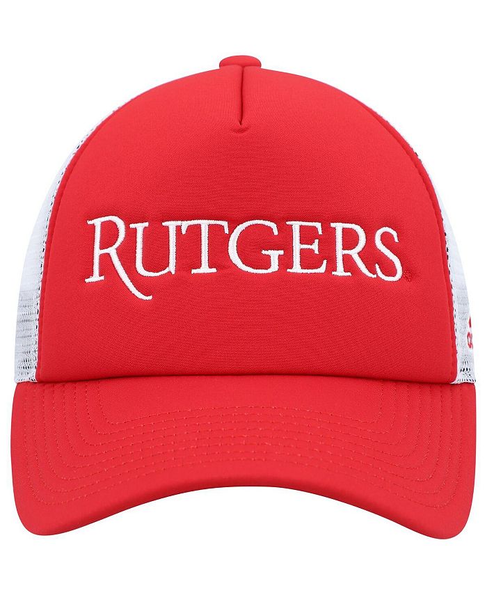 adidas Men's Scarlet, White Rutgers Scarlet Knights Foam Trucker ...