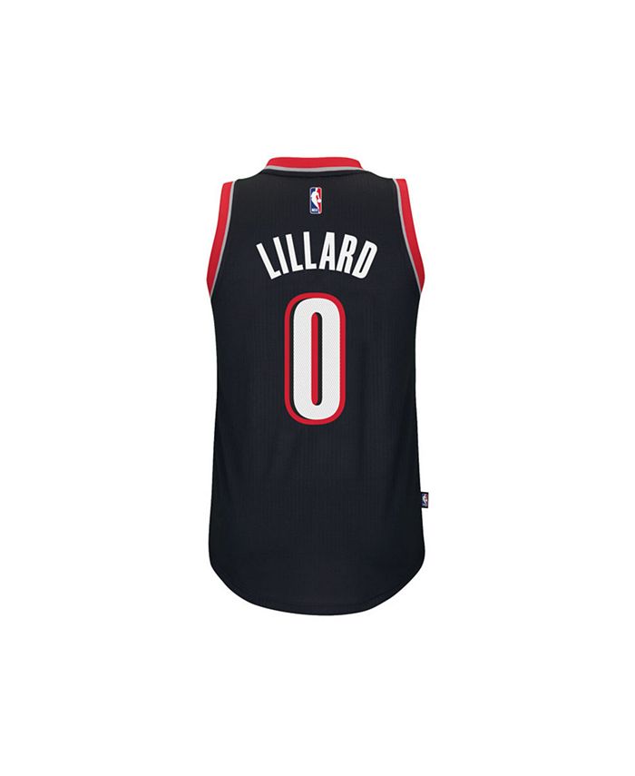 Adidas NBA Swingman Damian Lillard Portland Trail Blazers Jersey Mens Sz  Small