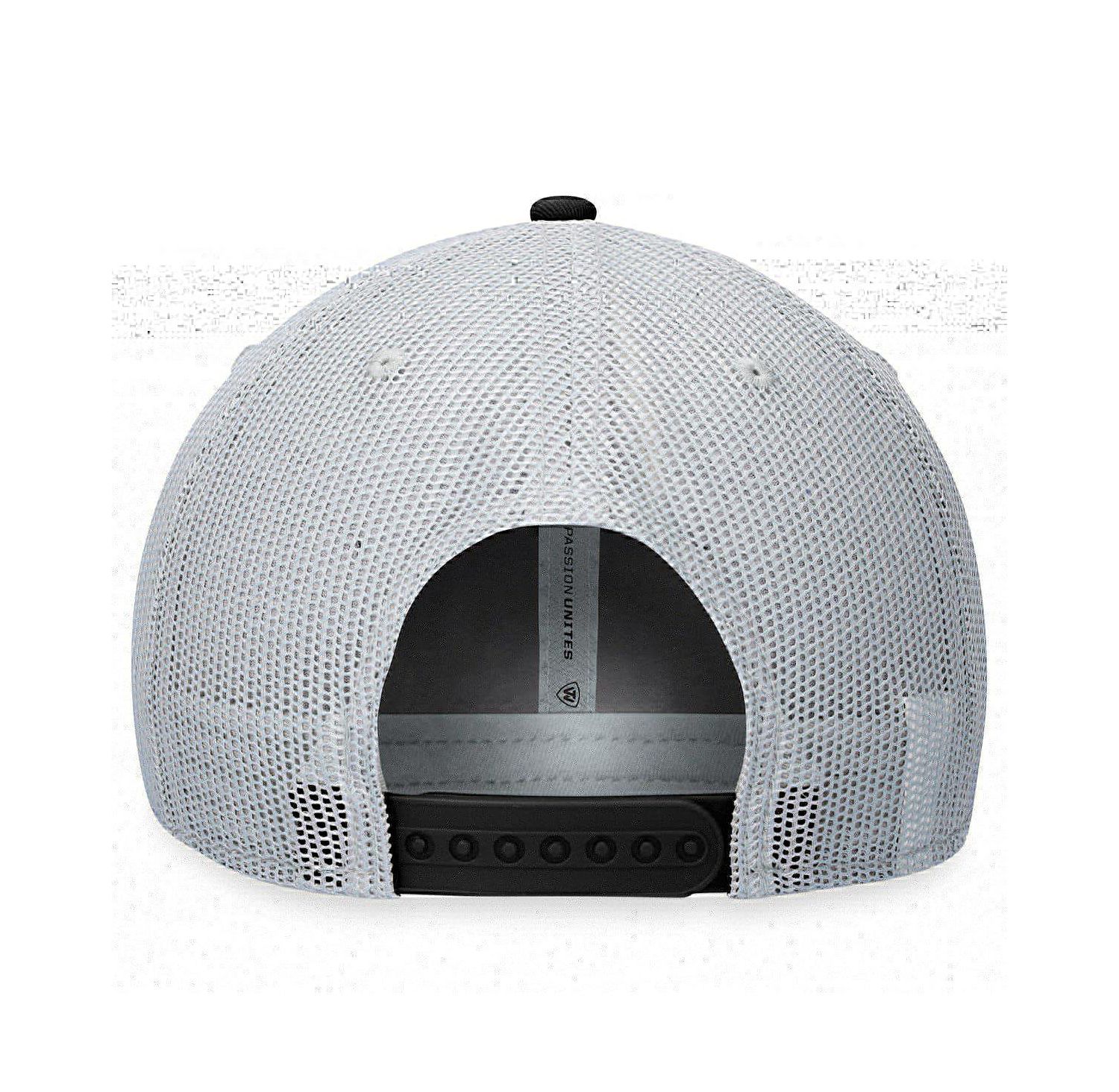 Men's Black, Gray Alabama State Hornets Aurora Trucker Adjustable Hat