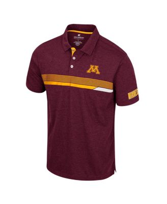 Men's Maroon Minnesota Golden Gophers No Problemo Polo Shirt