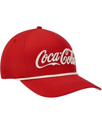 Men's Red Coca-Cola Traveler Snapback Hat