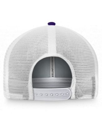 Men's Purple, White Northwestern Wildcats Breakout Trucker Snapback Hat