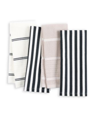kate spade new york Botanical Stripe Kitchen Towels 4-Pack Set, 17