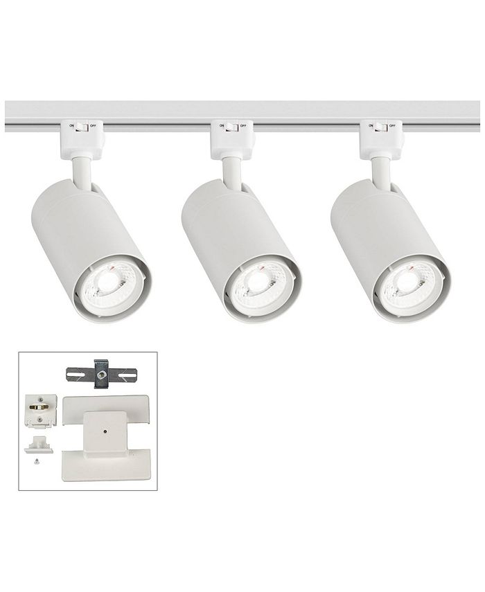 Pro Track 3Head 15W LED Ceiling Track Light Fixture Kit Floating