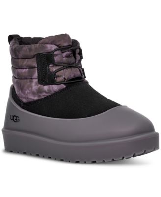 UGG® Men's Classic Mini Lace Up Water-Resistant Boots - Macy's