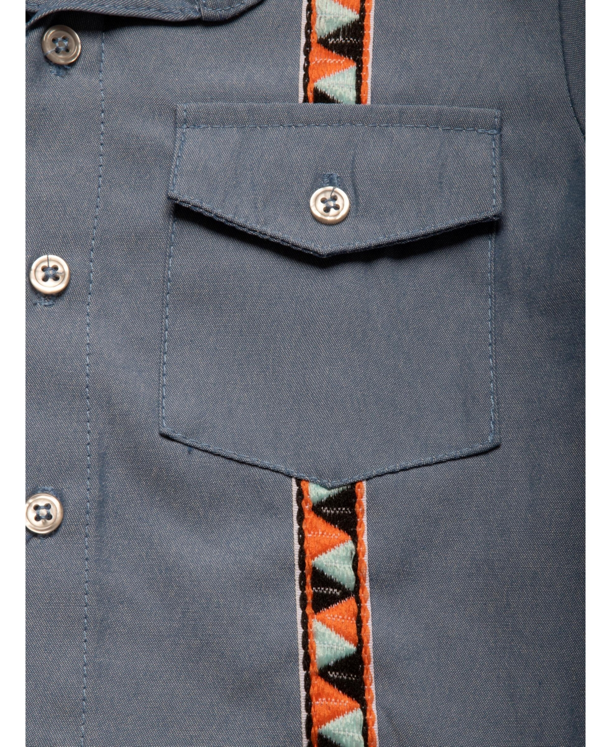 Mixed Up Clothing Big Boys Short Sleeves Button Down Pocket Shirt