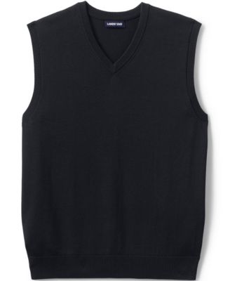 Men's School Uniform Cotton Modal Fine Gauge Sweater Vest