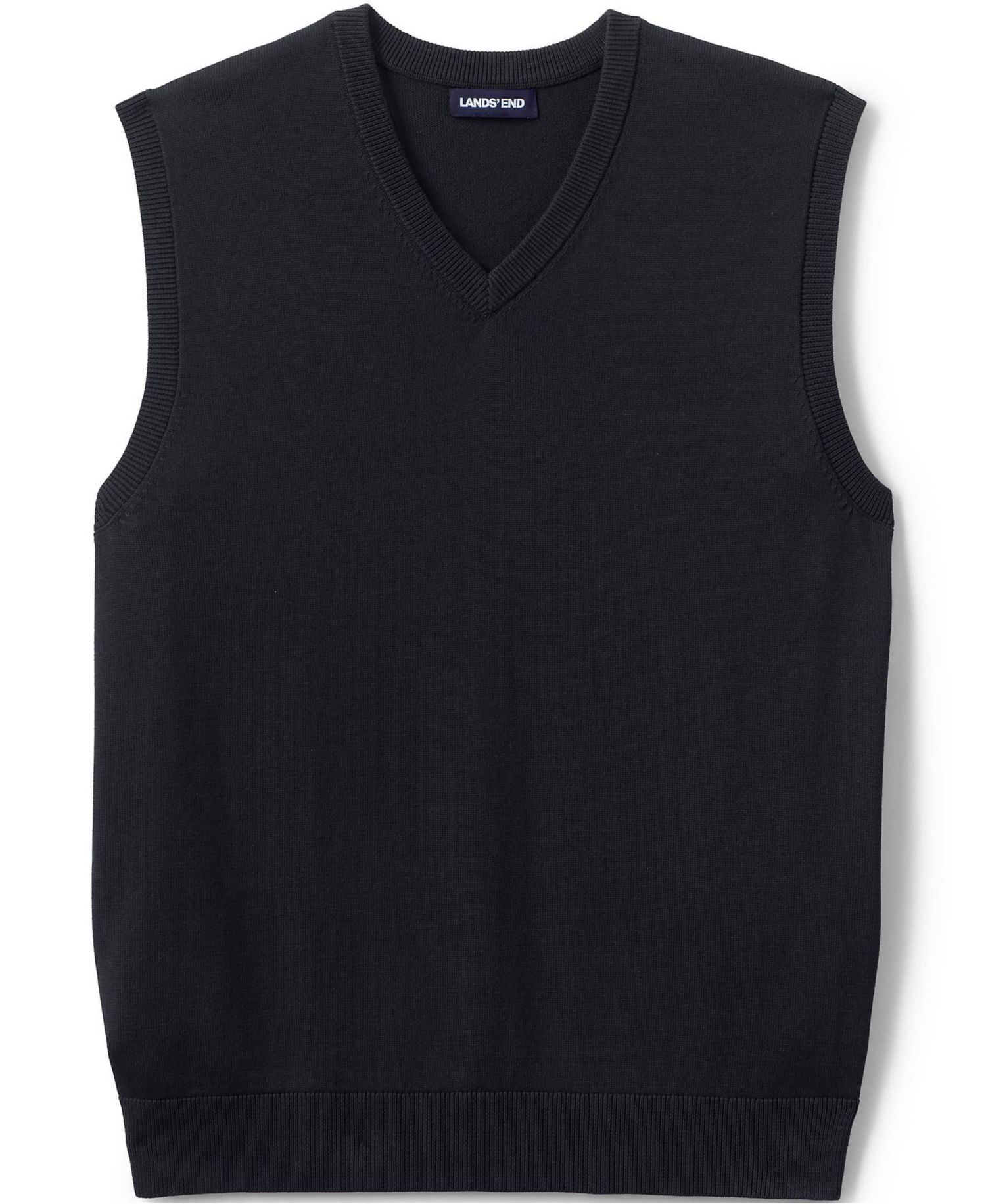Men's Cotton Modal Fine Gauge Sweater Vest