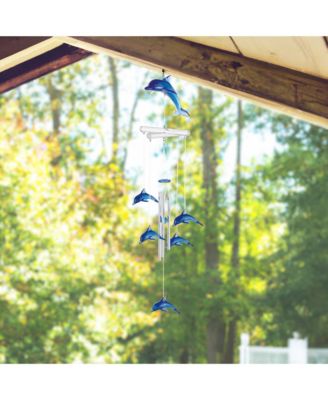 19" Long Dolphin Acrylic Wind Chime Marine Life