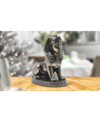 6"H Great Sphinx of Giza in Bronze Egyptian Sphinx Statue Home Decor Figurine Home Decor Perfect Gift for House Warming, Holidays and Birthdays
